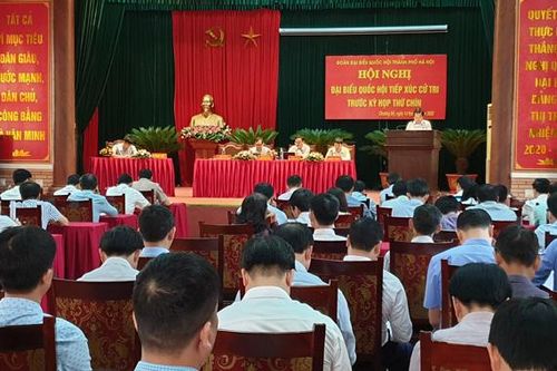 Cử tri huyện Chương Mỹ kiến nghị cải tạo, nâng cấp công trình giao thông, thủy lợi