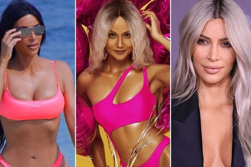 Tung ảnh bikini mừng sinh nhật, H'Hen Niê bị nhận nhầm là cô Kim 'siêu vòng ba'