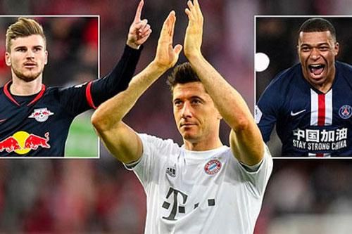 Lewandowski chỉ ra 5 tiền đạo xuất sắc nhất thế giới