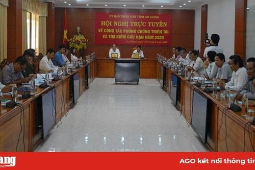 Hội nghị trực tuyến toàn quốc về công tác phòng, chống thiên tai và tìm kiếm cứu nạn năm 2020