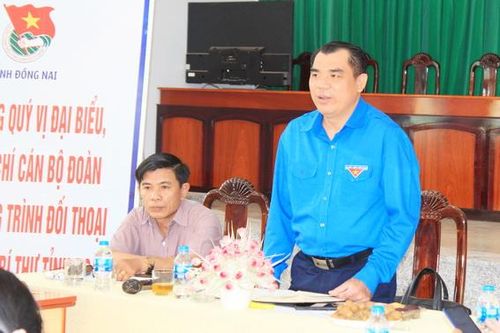 Bí thư Tỉnh đoàn gặp gỡ, đối thoại với cán bộ Đoàn cơ sở