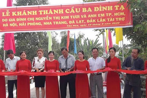 Lai Vung khánh thành cầu nông thôn