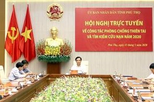 Hội nghị trực tuyến triển khai nhiệm vụ phòng chống thiên tai năm 2020
