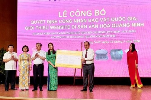 Quảng Ninh công bố ba bảo vật quốc gia