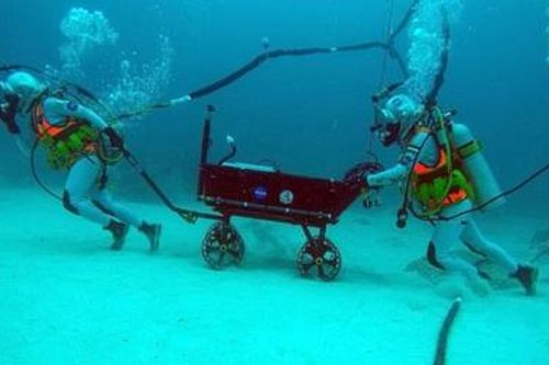 Nghiên cứu vũ trụ dưới đáy biển