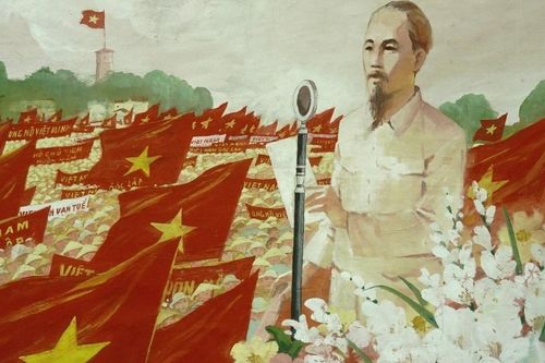 Triển lãm mỹ thuật online 'Bác vẫn cùng chúng cháu hành quân'