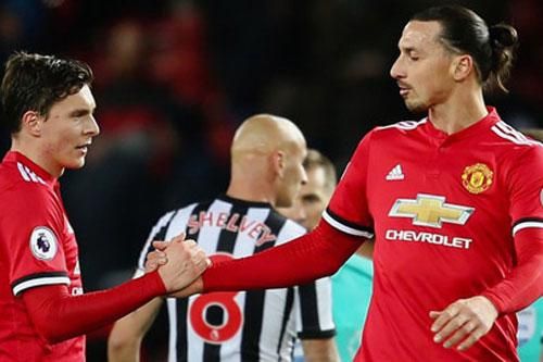 Với Lindelof, đàn anh Ibrahimovic là ngôi sao xuất sắc nhất