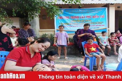 Cắt tóc , gội đầu miễn phí cho trẻ em