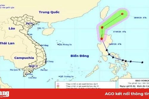 Bão Vongfong suy yếu dần thành áp thấp nhiệt đới