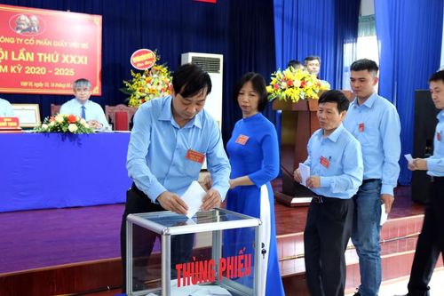 Đại hội Đảng bộ Công ty cổ phần giấy Việt Trì nhiệm kỳ 2020-2025