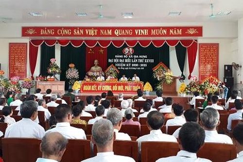 Đại hội đại biểu Đảng bộ xã Gia Hưng nhiệm kỳ 2020-2025