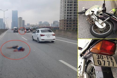 Phóng xe máy vào đường cấm vành đai 3 trên cao, nam thanh niên bị taxi tông chết