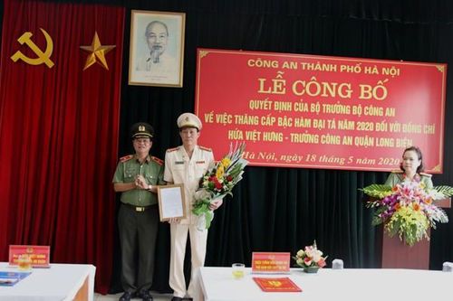 Không ngừng trau dồi kinh nghiệm, xây dựng Công an quận Long Biên vững mạnh