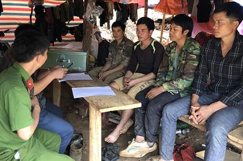 Sơn La triệt phá điểm khai thác vàng trái phép