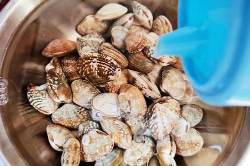 Không phải muối, đây mới là thứ cứ thả vào là ngao nhả sạch cát không còn một hạt