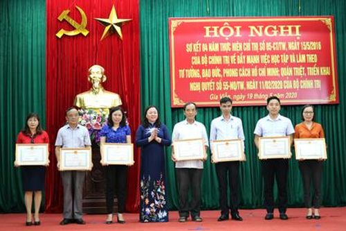 Gia Viễn sơ kết 4 năm thực hiện Chỉ thị số 05