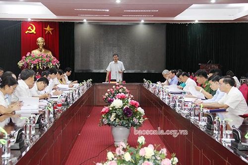 Hội nghị duyệt công tác chuẩn bị Đại hội Đảng bộ huyện Mường La nhiệm kỳ 2020-2025