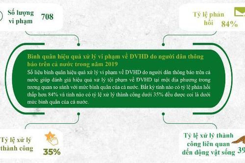 Xử lý 84% vi phạm về động vật hoang được phát hiện nhờ người dân