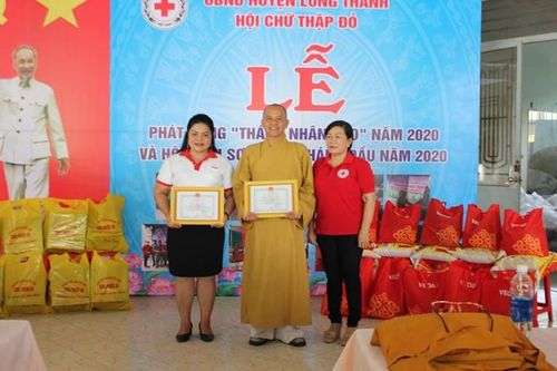 Vedan Việt Nam tặng 4 căn nhà và đồng hành cùng Hội Chữ thập đỏ huyện Long thành, Đồng Nai