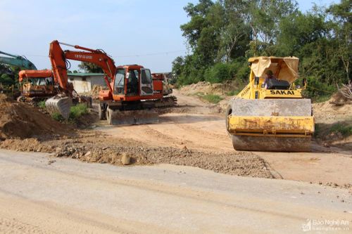 Sẽ tổ chức bảo vệ thi công giải phóng mặt bằng tuyến đường Vinh - Cửa Lò