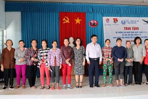Bàn giao hệ thống xử lý nước ngọt tại Bến Tre