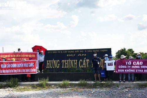 Khách hàng mua dự án Hưng Thịnh Cát Tường lại 'vác đơn' đến UBND Long An cầu cứu
