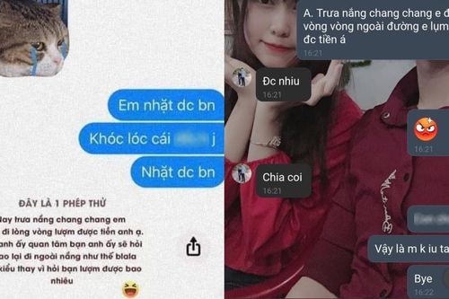 Đu trend 'thử lòng người yêu khi đi giữa trời nắng nhặt được tiền' và những kết bất ngờ