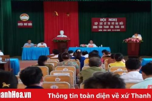 Đại biểu HĐND tỉnh tiếp xúc cử tri huyện Như Xuân