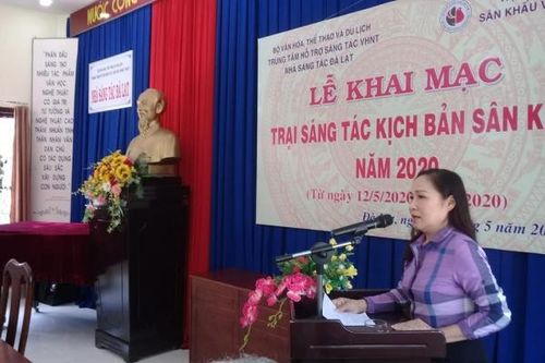 Trại sáng tác đầu tiên của Hội Sân khấu nhiệm kỳ mới