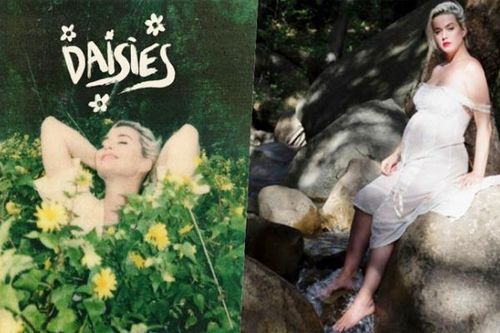 Katy Perry khoe bụng bầu, nude trong MV nhạc mới