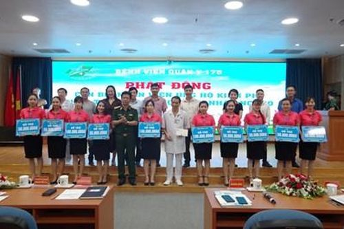 Bệnh viện Quân 175 tiếp nhận hơn 1 tỷ đồng ủng hộ phẫu thuật tim miễn phí