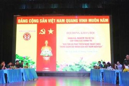 Bảo tồn và phát triển nghệ thuật Chèo trong quân đội hiện nay