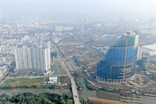 Con đường ven sông trị giá 'tỷ đô' ở Sài Gòn nhìn từ trên cao