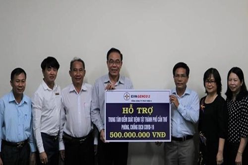 EVNGENCO 2 ủng hộ 500 triệu đồng phòng, chống dịch COVID-19