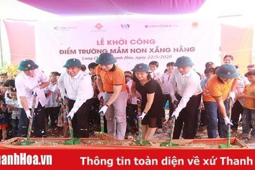 Khởi công xây dựng điểm trường mầm non Xắng Hằng