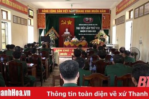 Đại hội Đảng bộ Quân sự huyện Nga Sơn lần thứ VIII