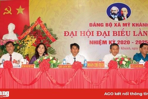 Xây dựng Mỹ Khánh thành xã nông thôn mới kiểu mẫu