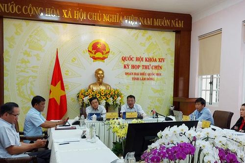 Đại biểu tiếp tục thảo luận trực tuyến về các dự án luật