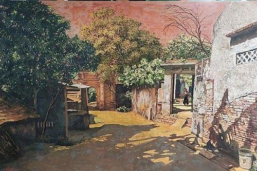 Lưu giữ vẻ đẹp của ngôi làng Việt cổ trong Triển lãm 'Bóng di sản'