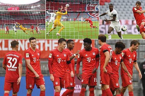 Cận cảnh Bayern Munich thắng hủy diệt Eintracht Frankfurt 5-2