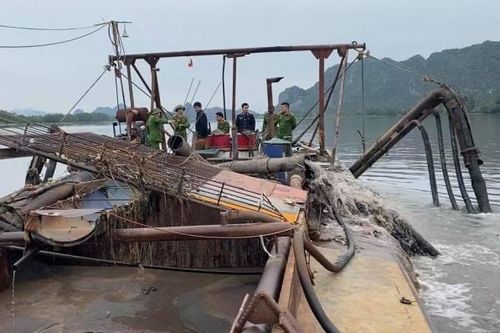 Khởi tố đối tượng khai thác cát trái phép trị giá hơn 4 tỷ đồng