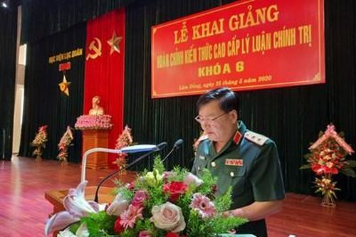 Học viện Lục quân khai giảng Lớp hoàn chỉnh cao cấp lý luận chính trị khóa 6