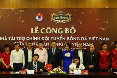 King Coffee chính thức đồng hành cùng Bóng đá Việt Nam