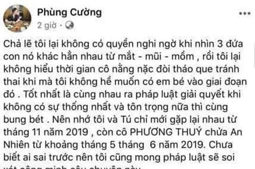 Ca sĩ Phương Thúy tố chồng ngoại tình, công khai đính hôn với người khác khi vợ sinh con