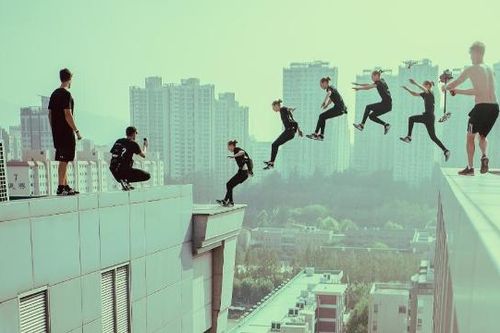 Thót tim xem màn biểu diễn thể thao mạo hiểm của 7 thanh niên Anh