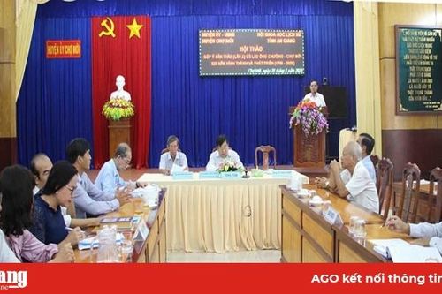 Hội thảo góp ý bản thảo 'Cù lao Ông Chưởng - Chợ Mới 320 năm hình thành và phát triển'
