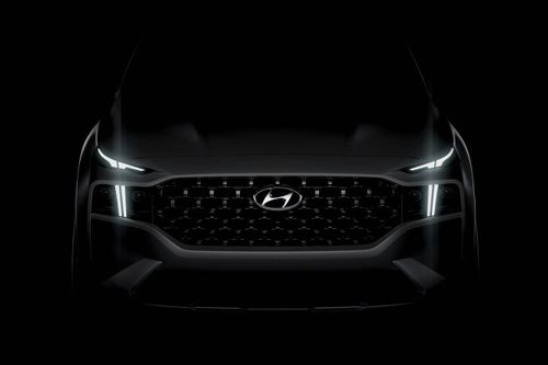 Hyundai SantaFe 2021 lộ thiết kế mới hầm hố hơn