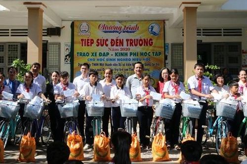 Tiền Giang: Tiếp sức học sinh hoàn cảnh khó khăn