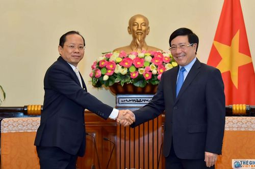 Phó Thủ tướng Phạm Bình Minh: Việt Nam coi trọng và ưu tiên tăng cường hợp tác với Campuchia
