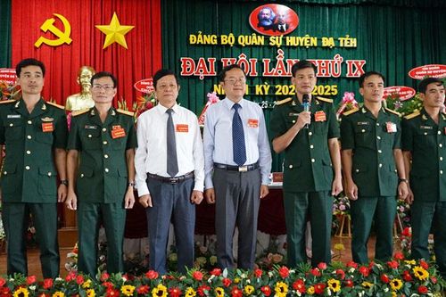 Đảng bộ Quân sự huyện Đạ Tẻh đại hội nhiệm kỳ 2020 - 2025